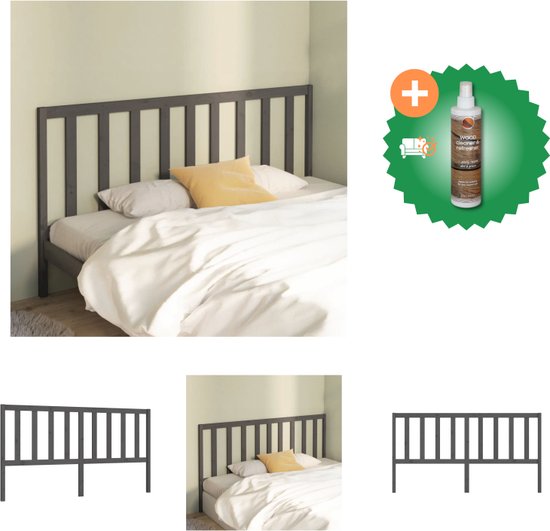 vidaXL Hoofdbord met schappen 120 cm massief grenenhout, bed hoofdbord, hoofdbord bed, achterwand bed, bedhoofdbord, hoofdeinde bed