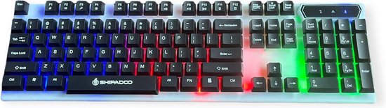 Gaming Keyboard  - LGB Kleuren LED Verlichting - Game Toetsenbord - Gaming Accessoire - Merkloos