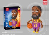 Bouwset - Basketspeler Lakers 23 - Miniblocks - bouwset / 3D puzzel - 463 bouwsteentjes