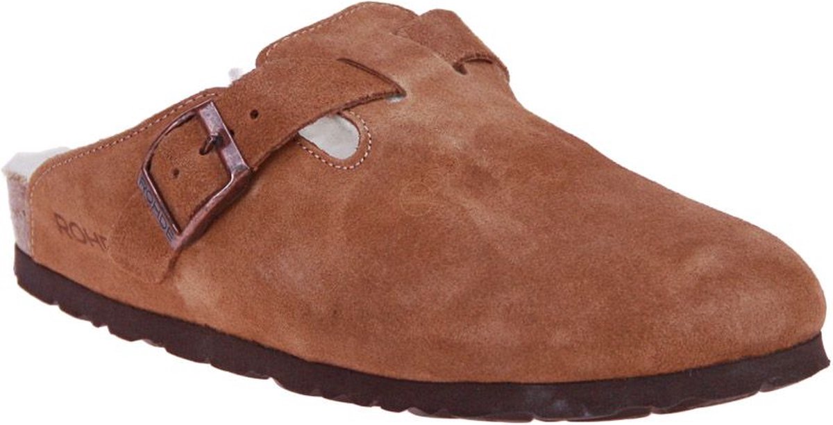Rohde Camel Pantoffel Suède