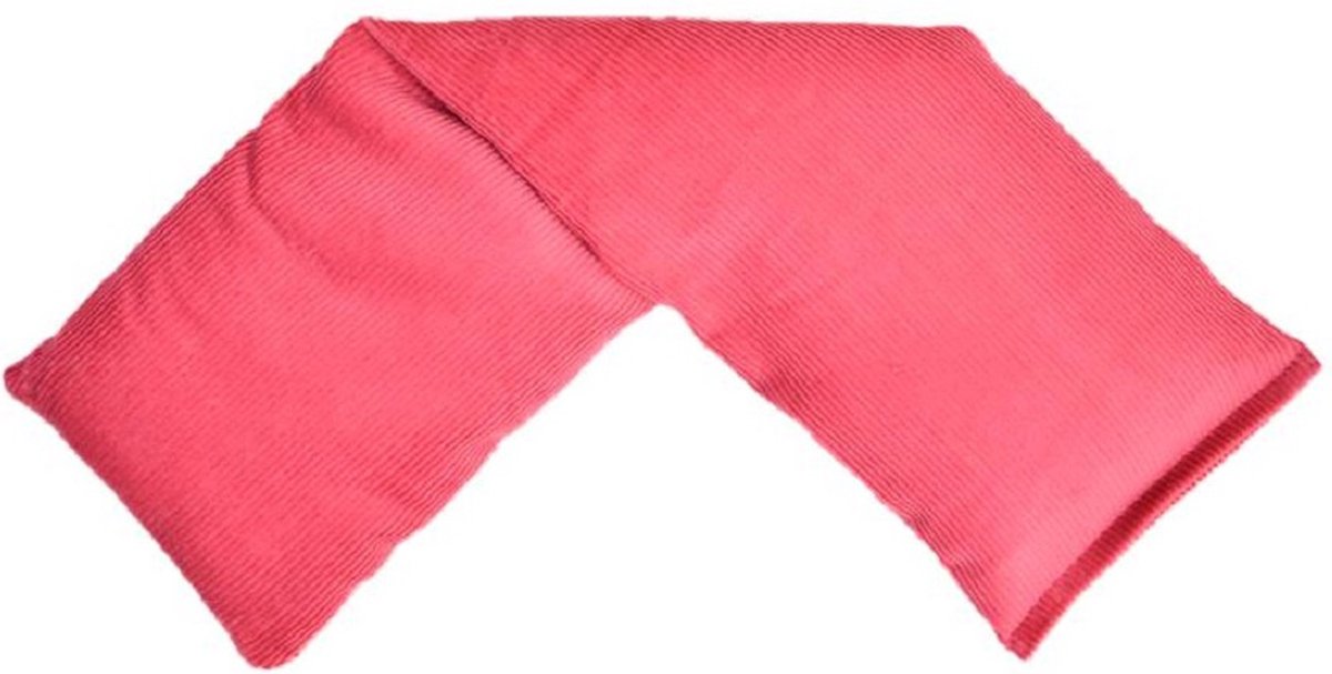 Goedkoopste Vagabond Wheat Wrap - Warmtekussen - Cottswold Tarwegraan & Lavendel - Afmeting - 47 x 13 cm. - Ribcord - Cerise