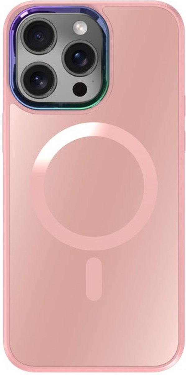 Hoesje met MagSafe geschikt voor iPhone 15 Pro Max | Guard Armor | Roze