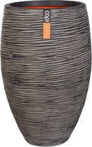Capi Europe - Vase elegant deluxe Rib NL - 56x84 - Anthracite - Pour l'intérieur et l'extérieur - KOFZ1132