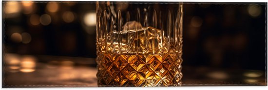 Vlag - Whisky - Bar - Alcohol - 60x20 cm Foto op Polyester Vlag