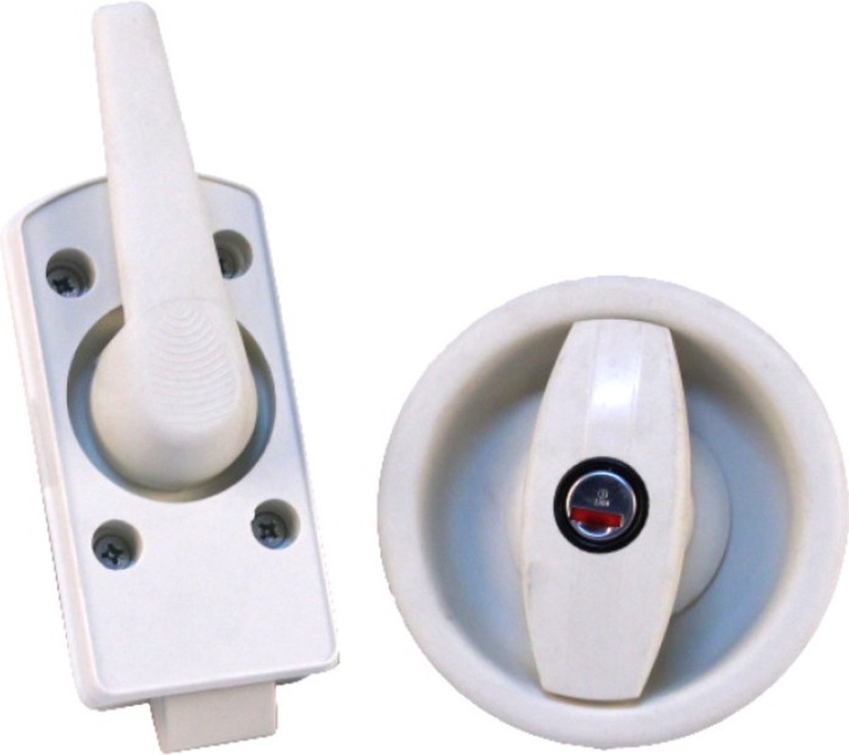 Oberholz Deurslot Wit 30-35mm rechts