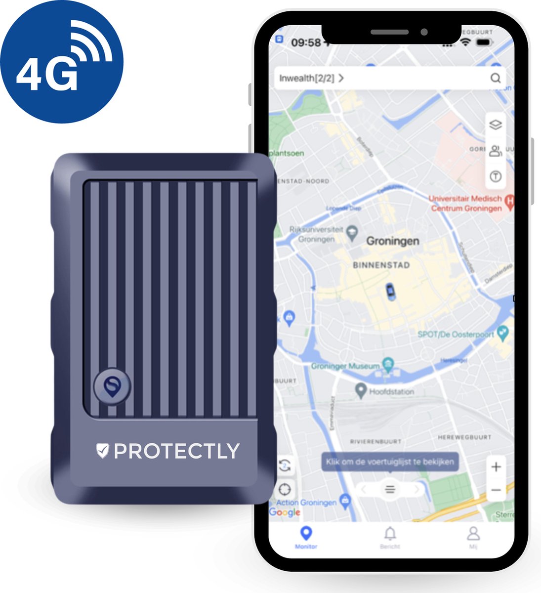 Traceur GPS Protectly sans abonnement – ​​Traceur GPS avec SIM