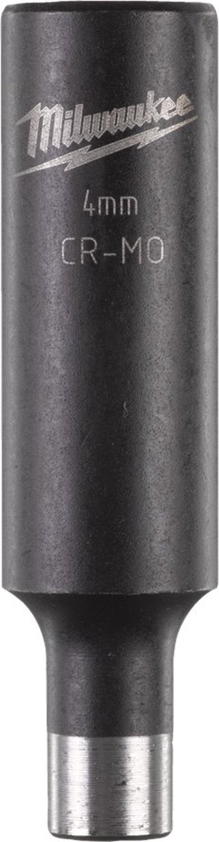 Milwaukee Shockwave - Lange Impact Dopsleutel - 1/4" - 4mm - CrMo Staal