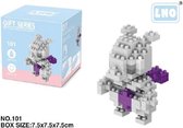 Miniblocks - bouwset / 3D puzzel - educational toys - bouwdoos mini blokjes - 104 st