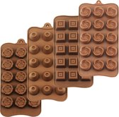 Truffelvorm Set van 4 verpakkingen Food Grade anti-aanbaksiliconen Jelly Chocolade Snoep IJsvormen Truffle mold Set van 4 verpakkingen Voedselveilige anti-aanbak siliconen Jelly Chocolade Snoep IJsvormen