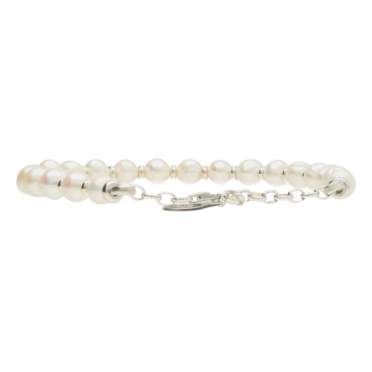 Bela Donaco - Armband Supreme Classic B6 – Parels – Sterling Zilver