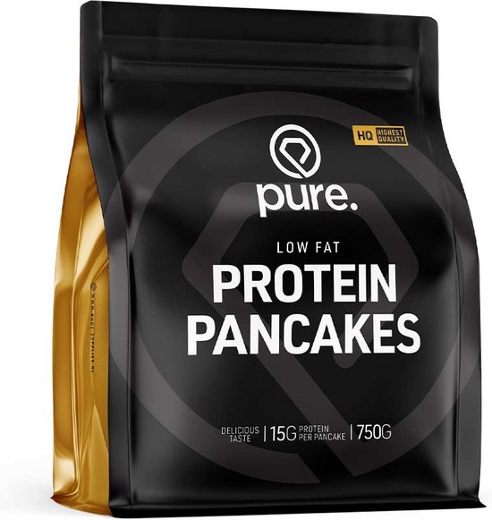 PURE Protein Pancakes - naturel - 750gr - koolhydraatarm - eiwittenpannekoeken - pannekoekenmix