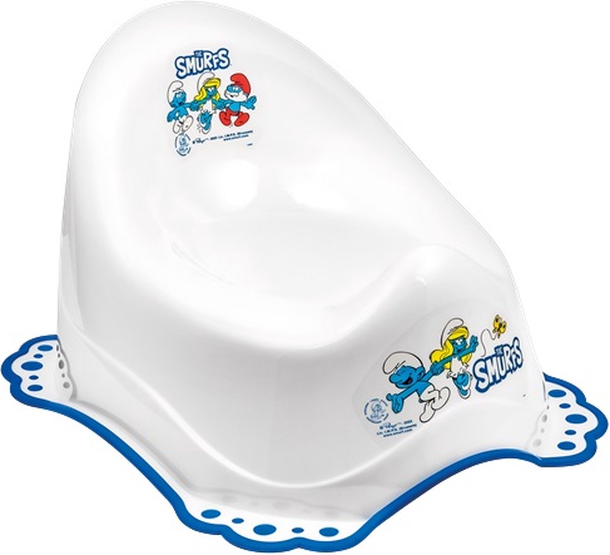 Smurfen kinder plaspotje - met anti slip - Vanaf 18 maanden - De Smurfen - 355x300x225mm