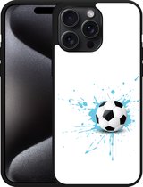 Cazy Hardcase Hoesje geschikt voor iPhone 15 Pro Max Soccer Ball