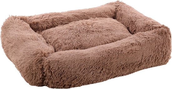 Flamingo - Flamingo Krems - Mand Honden - Mand Krems Rechthoekig + Rits Taupe 80x65x20cm - 1st - 133071 - 1st - 1pce