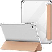 Phreeze Tri-Fold Hoesje - Geschikt voor iPad Air en Air 2 9.7 Inch (2017/2018) Hoes - Bookcase met Standaard en Pen Houder - Goud