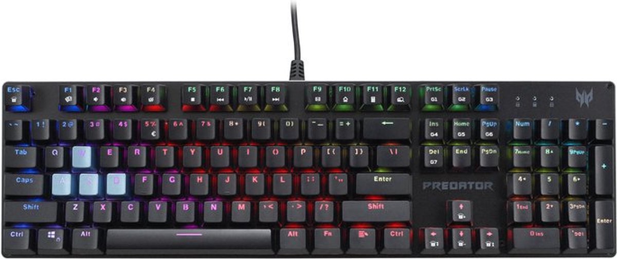 Acer Predator Aethon 303 Gaming Keyboard - Bedraad - Mechanische Switches - RGB - US Qwerty