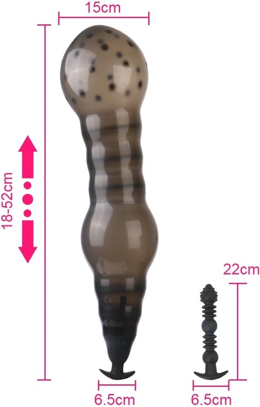 Plug anal - Buttplugs - Plug anal gonflable - Plug anal - Jouets anaux - Zwart