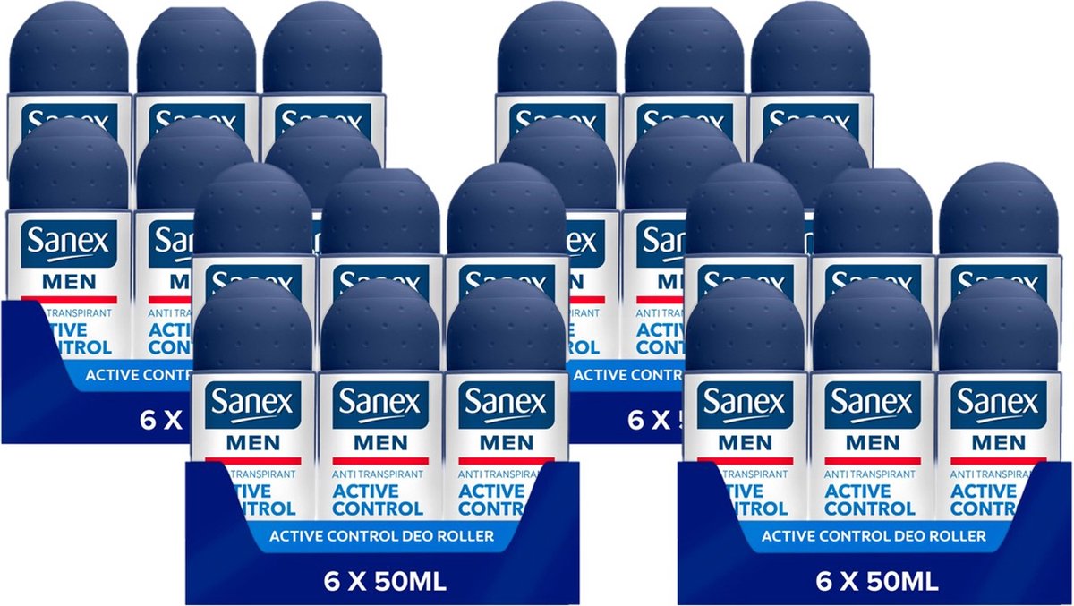Goedkoopste Sanex Men Deo Roller - Active Control - Voordeelverpakking 24 x 50 ml