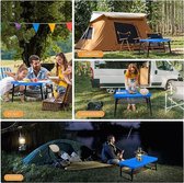 Kleine campingtafel, inklapbaar, in hoogte verstelbaar, outdoor, draagbaar, klaptafel voor camping, barbecue, balkon, eettafel, werkbank, inklapbaar