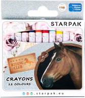 Waskrijtjes - Paarden - 12 kleuren - Horses - Krijtjes