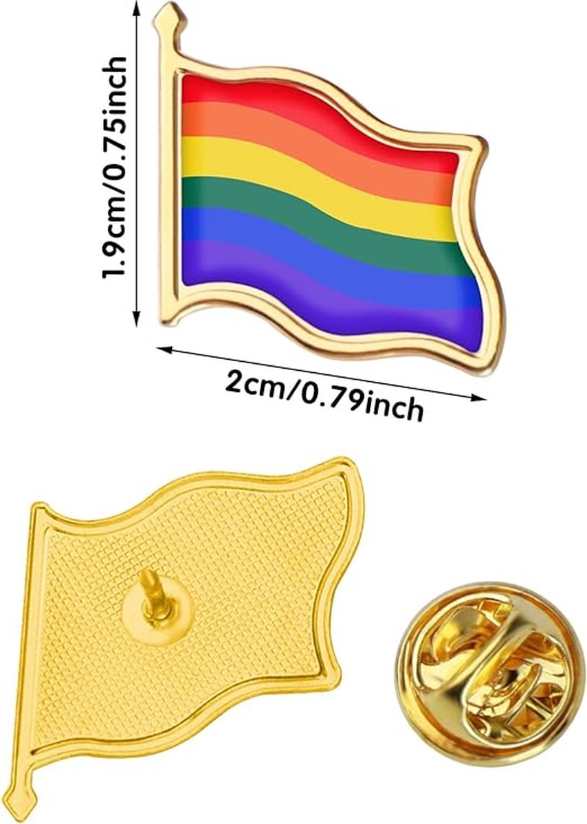 Gay Pride Pin Regenboogvlag spelden