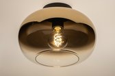 Lumidora Plafondlamp 31187 - Plafonniere - BELLINI - E27 - Zwart - Goud - Metaal - ⌀ 31 cm