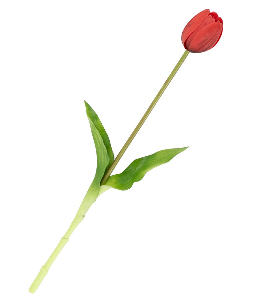 HomeBound by KY | Kunsttulp real touch rood | 40cm | kunstbloem