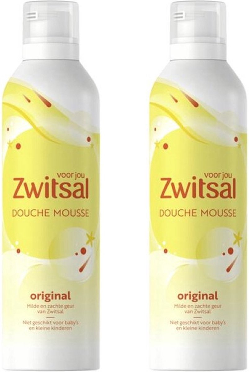 Zwitsal Shower Mousse 2 x 200 ml