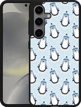 Cazy Hardcase Hoesje geschikt voor Samsung Galaxy S24 Pinguins