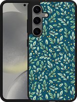 Cazy Hardcase Hoesje geschikt voor Samsung Galaxy S24 Blaadjespatroon