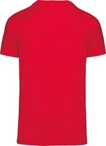 T-shirt Kind 4/6 Y (4/6 ans) Kariban Ronde hals Korte mouw Red 100% Katoen
