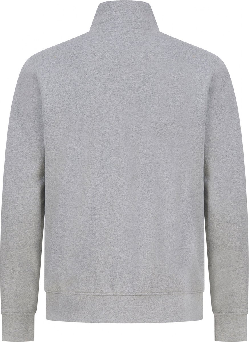 Henbury Uniseks sweater met ritskraag H842 - Heather Grey - S