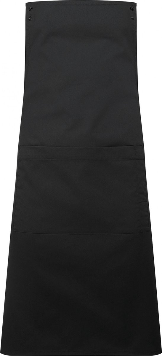 Schort/Tuniek/Werkblouse Unisex One Size Premier Black 65% , 35% Katoen