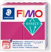 FIMO effect ovenhardende boetseerklei standaard blokje 57 g - metallic bordeaux