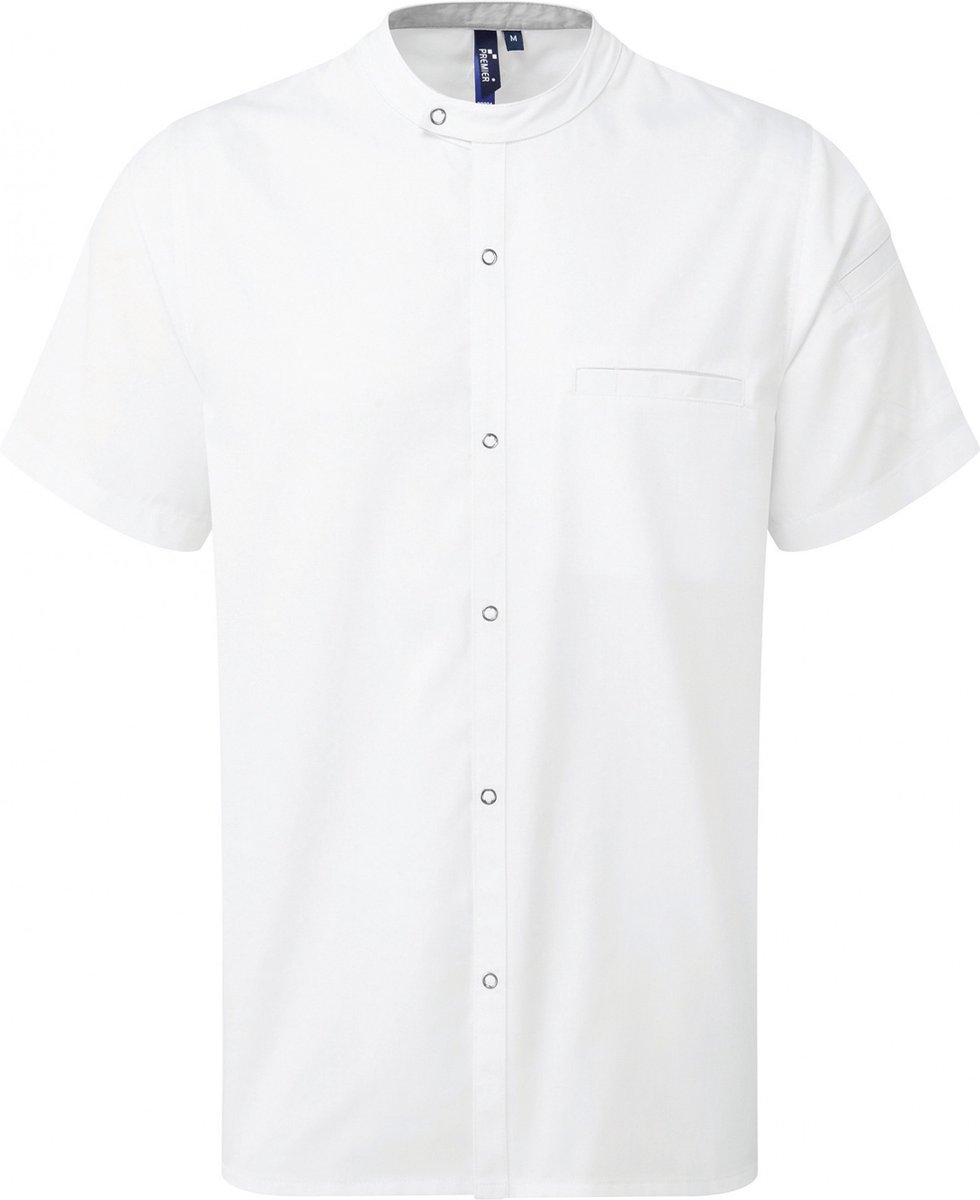 Schort/Tuniek/Werkblouse Heren XL Premier White 65% , 35% Katoen