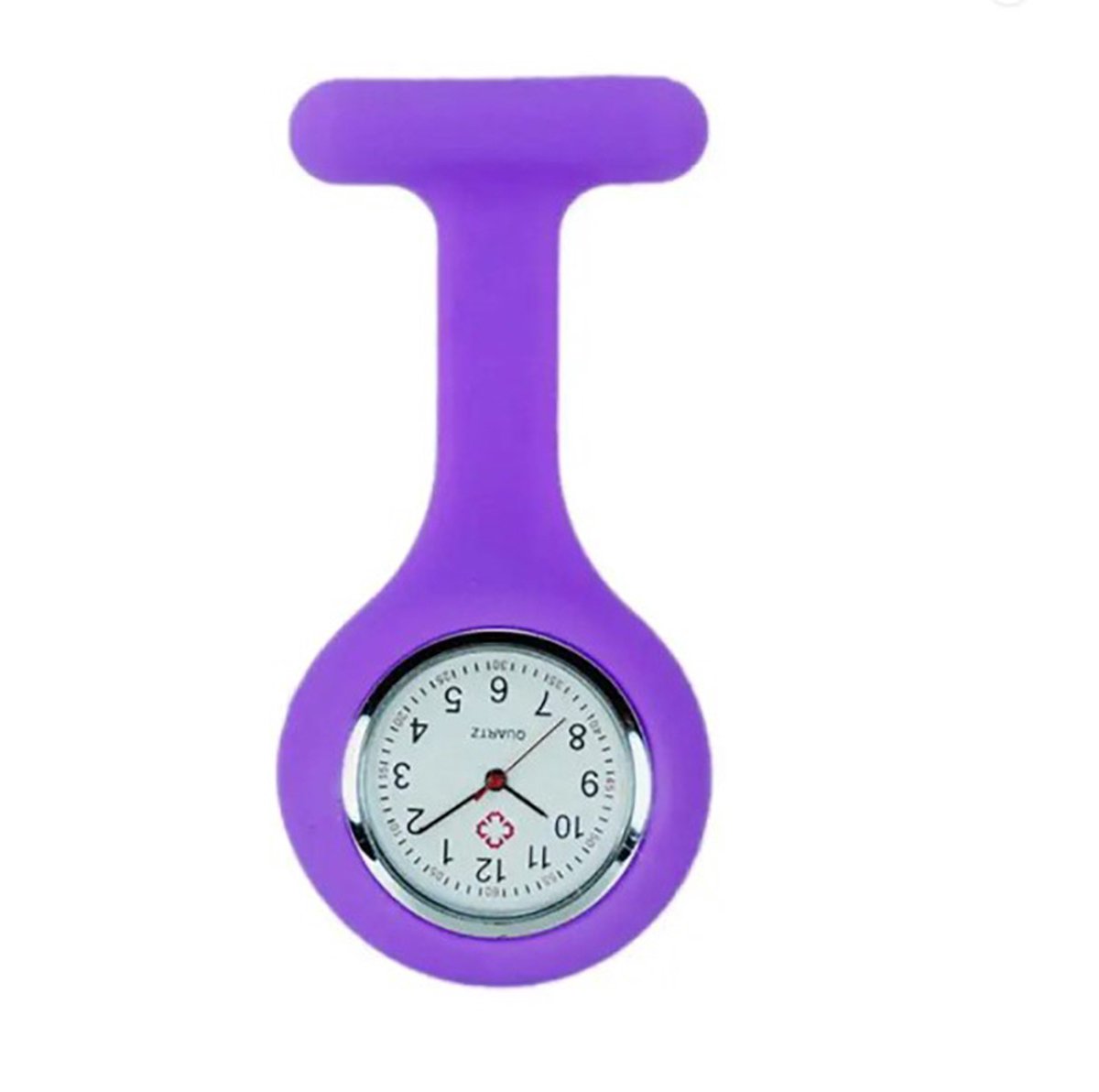 Modieuze Zakhorloge Duurzaam Quartz Horloge Hoge Kwaliteit Strak En Functioneel Verpleegster Horloge Stijlvol Trendy - Paars