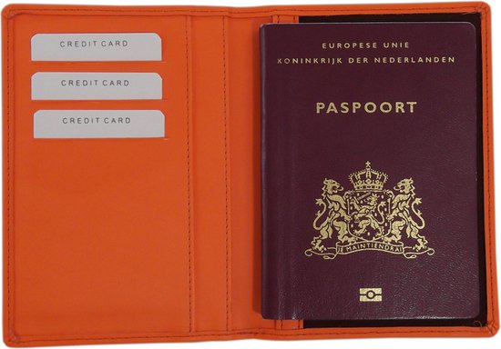 Paspoort Cover Donkerbruin - Leren paspoort hoes - Studio Roem