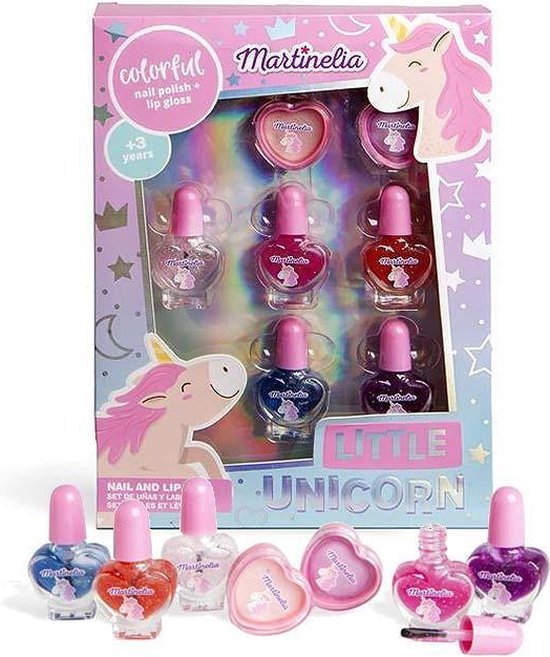 Foto: Martinelia little unicorn nagellak en lip set