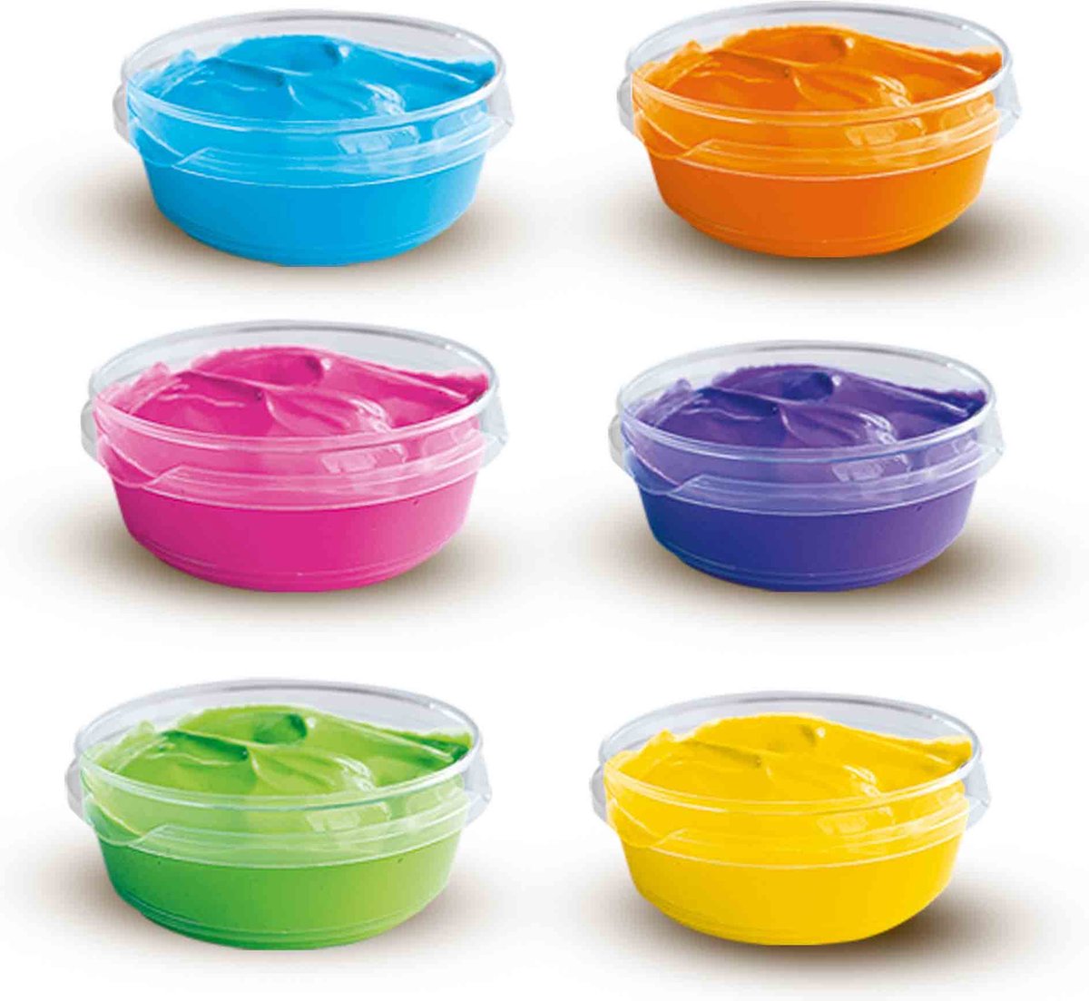 SES Creative Plakkaatverf - Trendy 6 Kleuren - Vanaf 3 Jaar - 6 x 45 ml - Knutselen - Glutenvrij - Schoencadeautjes Sinterklaas — afbeelding 3