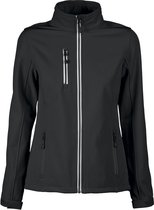 Printer Softshell Jas Vert Lady 2261050 Zwart - Maat 3XL