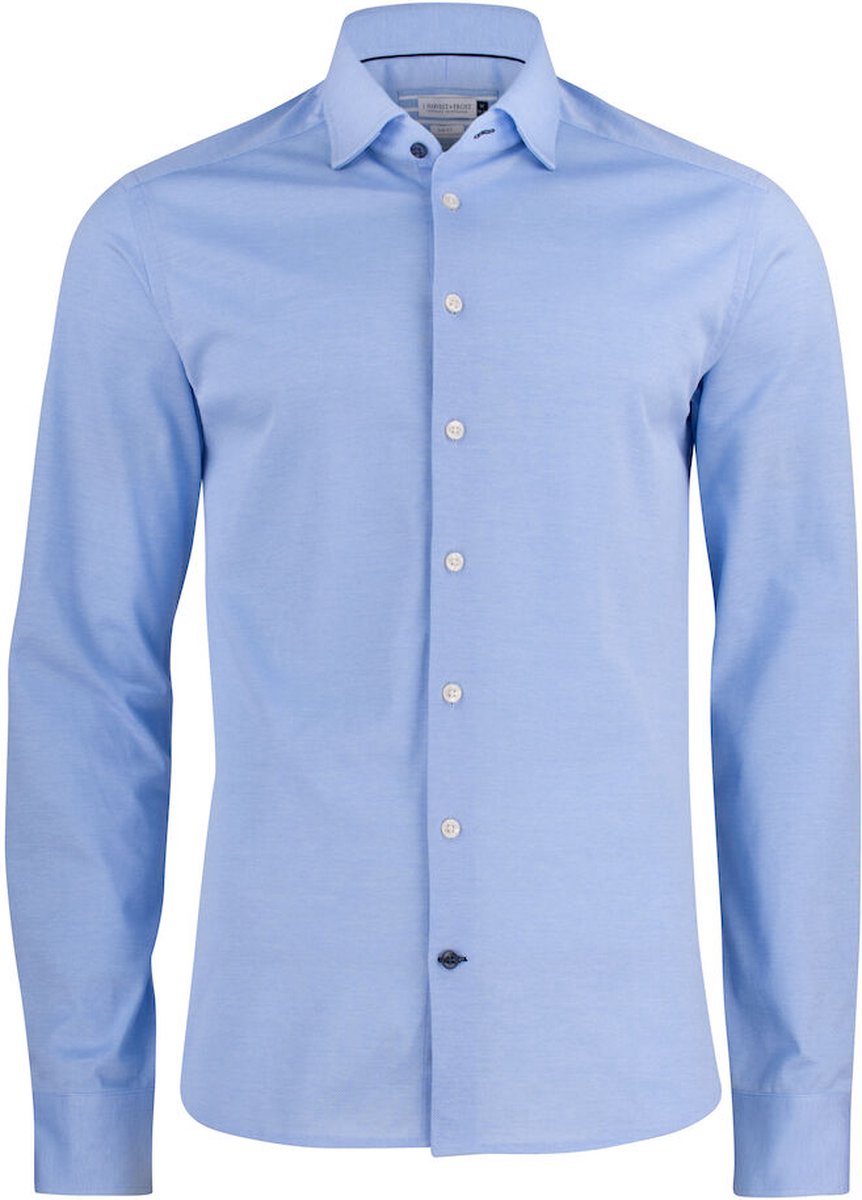 J.Harvest & Frost HEMD INDIGO BOW 34 SLIM FIT 2903402 - Hemelsblauw - S
