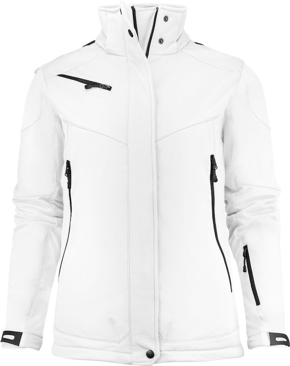 Printer SOFTSHELL JACKET SKELETON LADY 2261041 Wit