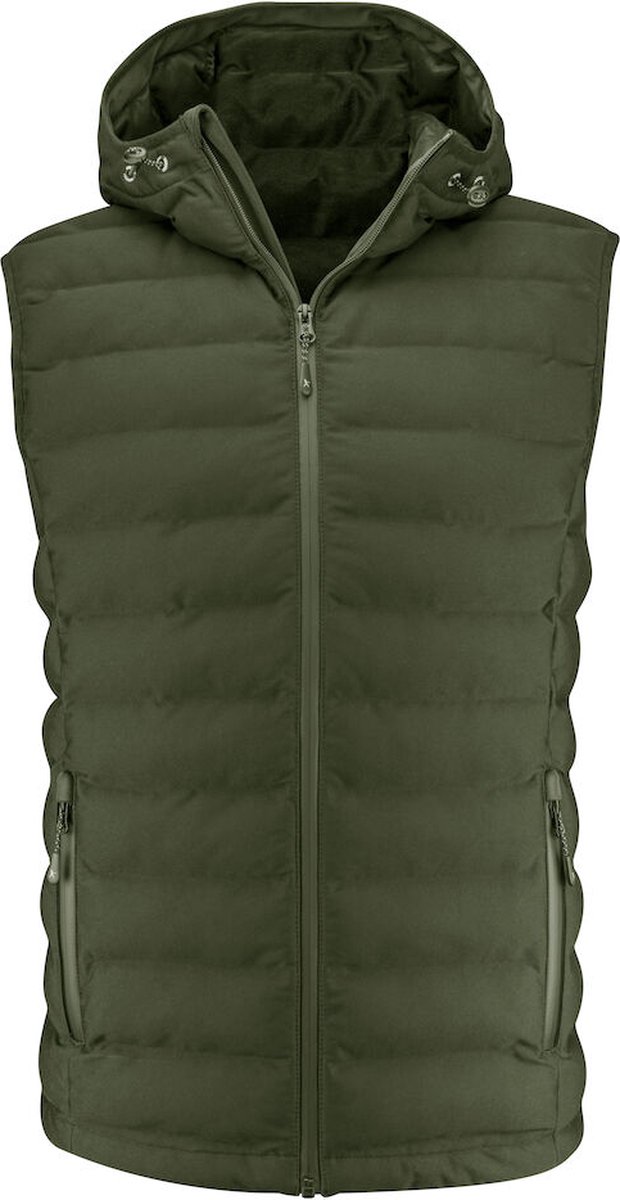 James Harvest WOODLAKE HEIGHTS VEST 2111043 mosgroen