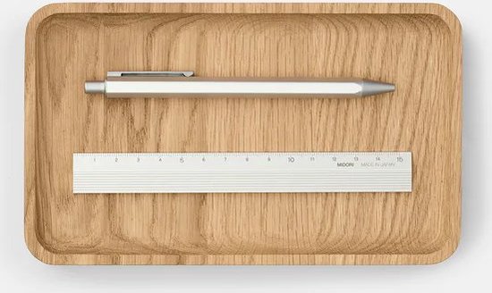 Oakywood Catchall Tray Oak - Massief Eiken - Luxe Houten Bureau Organiser - Small 12 x 20 cm