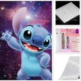 Diamond Painting stitch Pakket met Opbergdoos met Stickers -Disney- Diamond pianting volwassenen- Diamond painting Kinderen-Hobby- 30X40- Ronde diamantjes