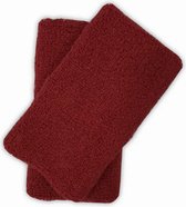 US Glove - Polsbanden - Zweetbanden - All-Sports - Diverse Kleuren - Katoen - 14 cm - Rood