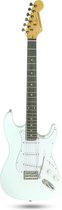 Guitare électrique - Stratocaster ST-1 - Olympic White - Solid Body - Lintage Guitars