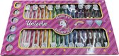 Unicorn Potloden en gummen set van 46 assorti - Eenhoorn - Cadeau meisje
