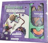 Pompons maken met plezier - inclusief boekje met 12 modellen - pomponsjablonen - 20 g hobbygaren