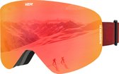 VAIN Vizer Slopester - Rode Skibril Dames - Anti-fog - OTG